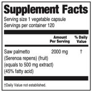 Orzax Saw Palmetto 2000 mg., 120 капс.