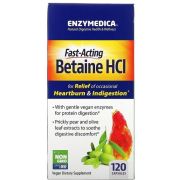 Enzymedica Betaine HCI, 120 капс.