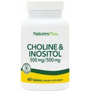 Natures Plus Choline & Inositol 500/500 mg., 60 таб.