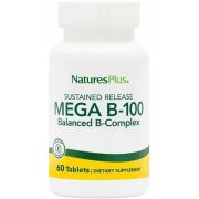 Natures Plus Mega B-100 Complex, 60 таб.