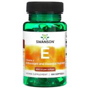 Swanson Vitamin E 400, 100 гел. капс.