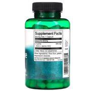 Swanson L-Lysine Free Form 500 мг, 100 капс.