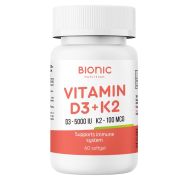 Bionic Nutrition Vitamin D3 5000 +K2 100, 60 капс.