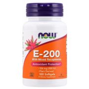 Now Vitamin E-200 Mixed Toc, 100 капс.
