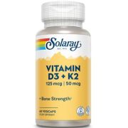 Solaray Vitamin D3 + K2, 60 капс.