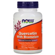 Now Quercetin with Bromelain, 120 капс.