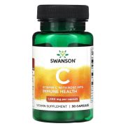 Swanson Vitamin C Rose Hips, 30 капс.