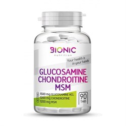 Bionic Nutrition Glucosamine Chondroitine MSM, 90 таб. - фото 6902
