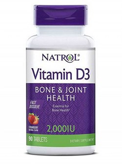 Natrol Vitamin D3 2000, 90 таб. - фото 8254