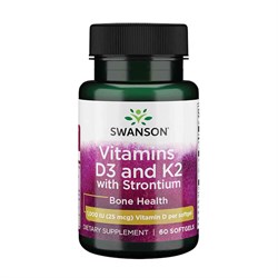 Swanson Vitamins D3 + K2, 60 капс. - фото 8942