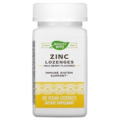 Nature's Way Zinc 23 мг., 60 леденцов - фото 8984