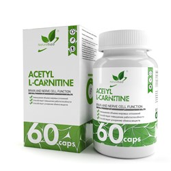 Natural Supp Acetyl L-carnitine 550 мг., 60 капс. - фото 9013