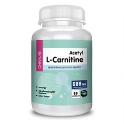 Chikalab Acetyl L-carnitin 600 мг., 60 капс. - фото 9045