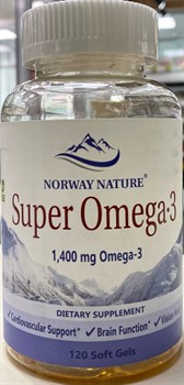 Norway Nature Super Omega 3, 120 капс. - фото 9057