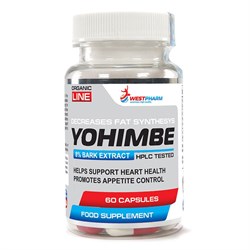 WestPharm Yohimbe Extract 50 мг., 60 капс. - фото 9363