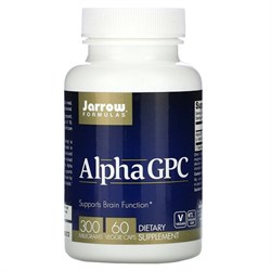 Jarrow Formulas Alpha GPC, 300 мг., 60 капс. - фото 9822