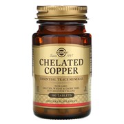 Solgar Chelated copper 2.5 мг., 100 таб.