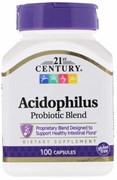 21st Century Acidophilus probiotic blend, 100 капс.