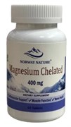 Norway Nature Magnesium chelated, 400 мг., 60таб.