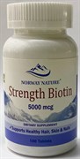 Norway Nature Biotin 5000 мкг, 100 таб.